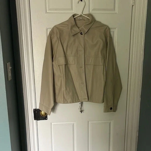 Max Studios Faux Leather Jacket - Picture 1 of 3